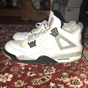 Air Jordan Retro White Cement 4 size 14